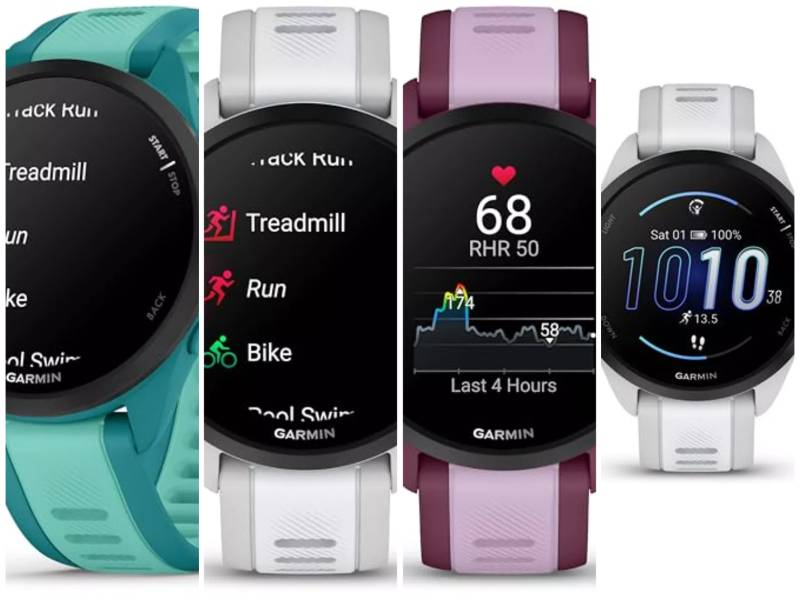 Montre Garmin Forerunner 165 : Sport, santé et musique